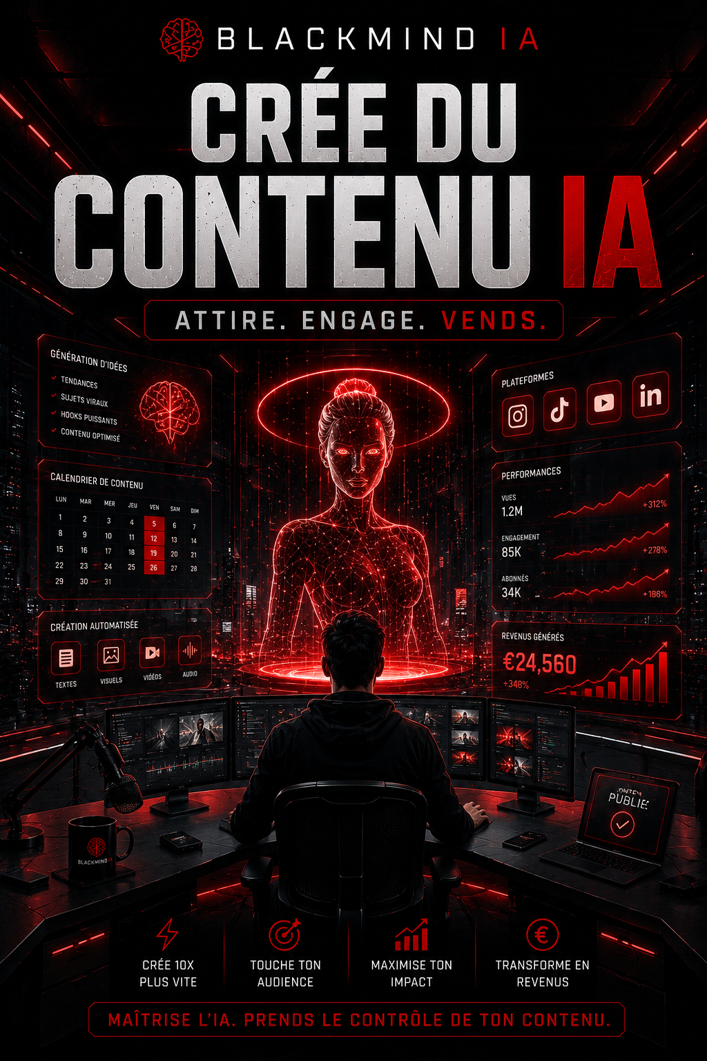 Créer du contenu ia pour les réseaux